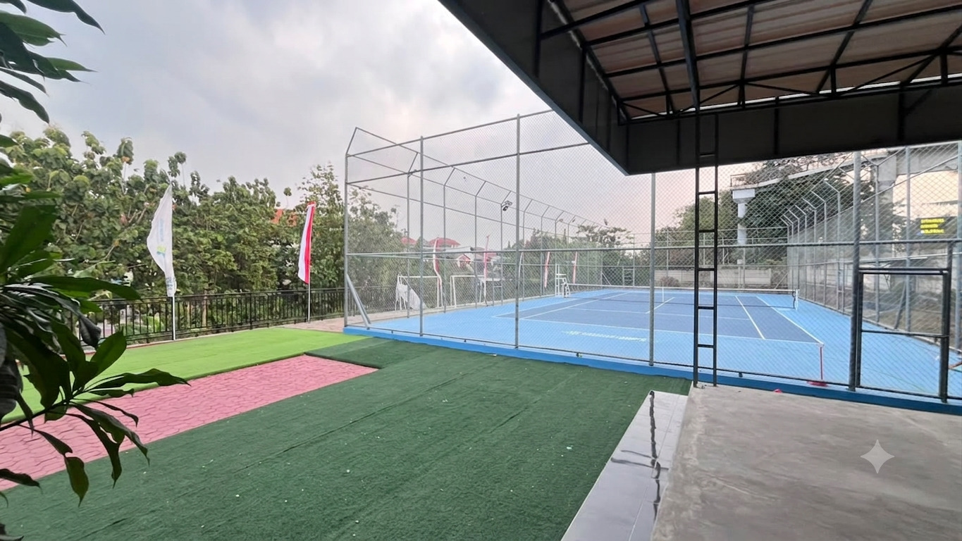 Lapangan Tenis Outdoor Hardcourt Standar